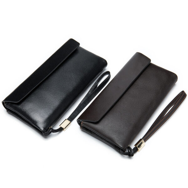 Soft Leather Wallet Korean Style Top Layer Cowhide Women's Mid-length - Image 6