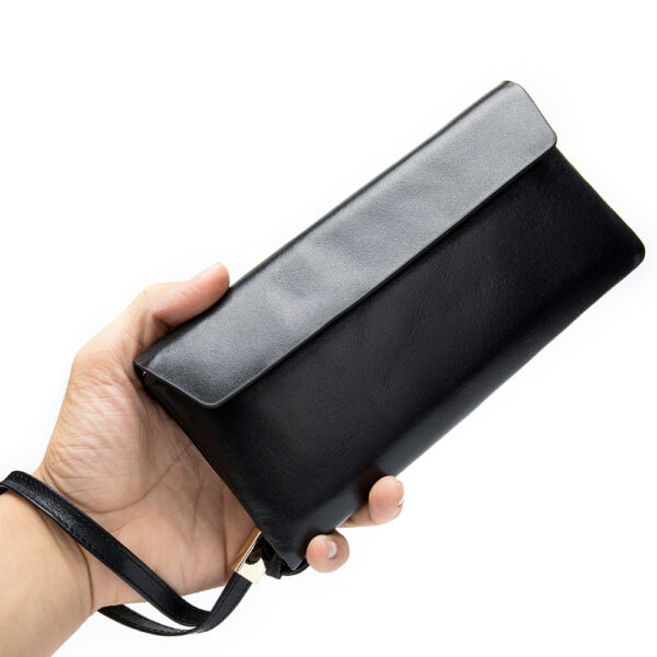 Soft Leather Wallet Korean Style Top Layer Cowhide Women's Mid-length - Image 2