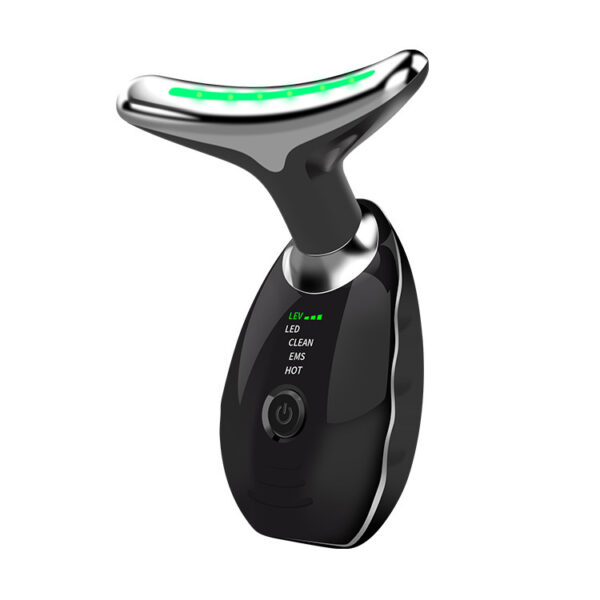 Neck Face Beauty Device Colorful LED Photon Therapy Skin Tighten Reduce Double Chin Anti Wrinkle Remove Lifting Massager - Image 8