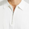 Fashion Short-sleeved Polo Shirt Summer Lapel Zipper T-shirt Tops Mens Clothing - Image 6