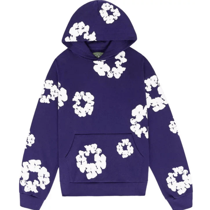 Denim Tears the Cotton Wreath Sweatshirt (Purple)